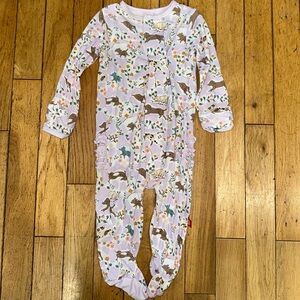 Baby Girl’s Magnetic Me long sleeve footie pajama
